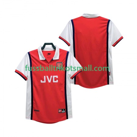 Fußballtrikots Arsenal 1999 Retro 1998 Kurzarm Heimtrikotsatz kaufen